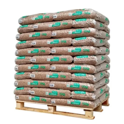 Pellet Limouzi – palé con 66 sacos de 15 kg