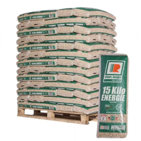 Pellet Van Roje – palé de 65 sacos