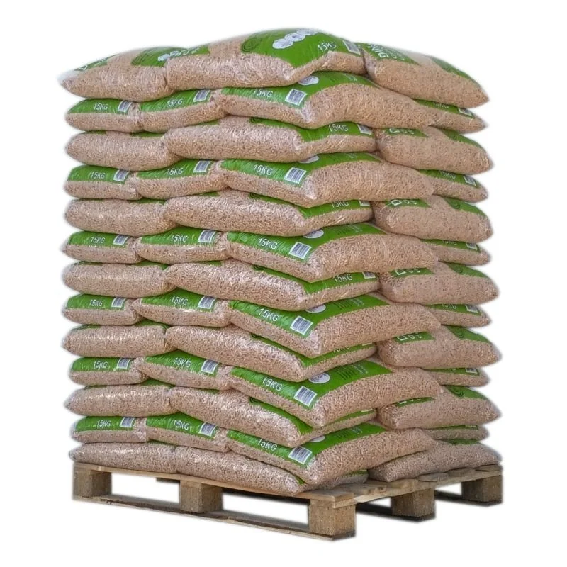 Pellet DIN Pellets – palé con 65 sacos de 15 kg